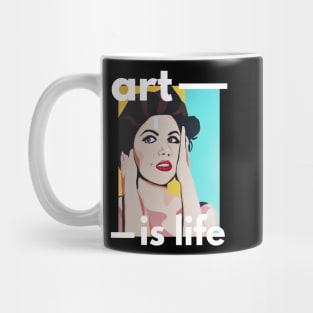 popart bad hair day Mug